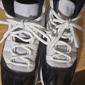 Black and White High-Top Sneakers